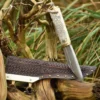 Kleiner Wikinger-Sax, Knochengriff im Borrestil, 9./10. Jh.