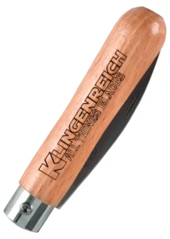 Kleines Taschenmesser mit Drop-Point-Klinge und Klingenreich-Logo