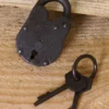 Kleines Vorhängeschloss mit 2 Schlüsseln