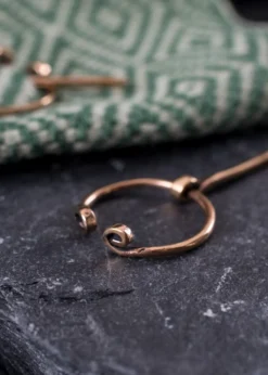 Kleine Wikinger Fibel aus Bronze