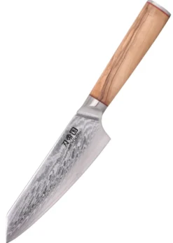 Kochmesser, 16,5 cm Klingenlänge, Damaststahl