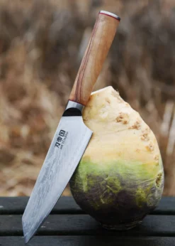 Kochmesser, 16,5 cm Klingenlänge, Damaststahl