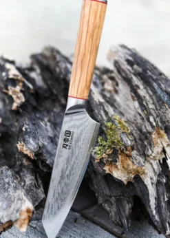 Kochmesser, 20 cm Klingenlänge, Damaststahl