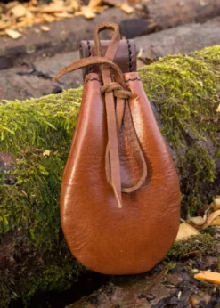 Kompass mit Ledertasche