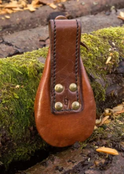 Kompass mit Ledertasche