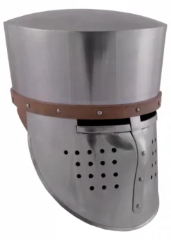 Kreuzfahrer-Topfhelm, ca.1180, 2 mm Stahl