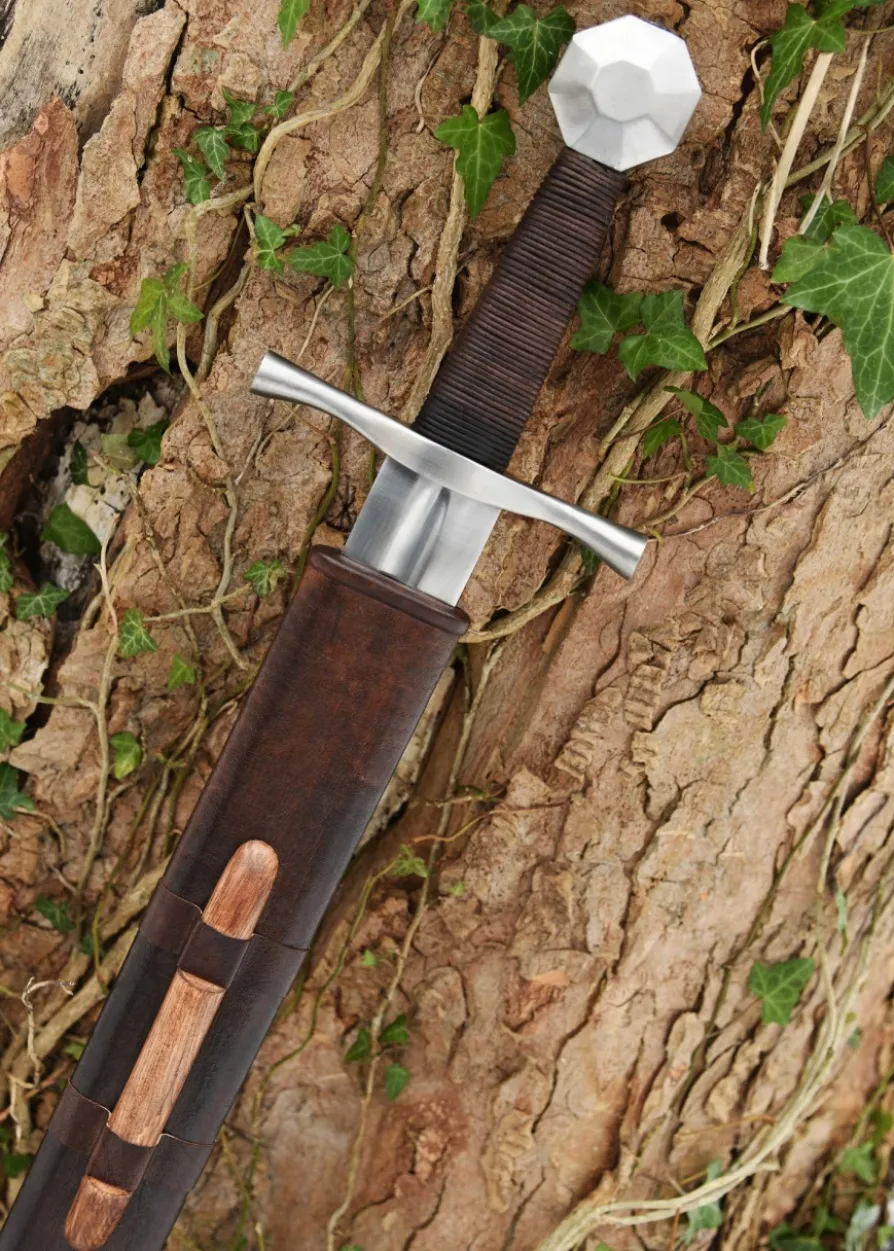 Kreuzritterschwert mit Achteckknauf, 13. Jh.