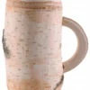 Krug mit Henkel, Birkenholz, ca. 0,5 Liter