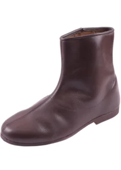 Kurze Mittelalter-Schnürstiefel, dunkelbraun
