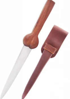 Kurzer Nierendolch mit Lederscheide