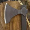 Kurze Wikingeraxt, geschmiedet, Antikfinish