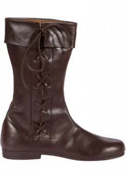 Lange Schnürstiefel, dunkelbraun