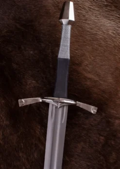 Langschwert mit Parierring, 15. Jh., inkl. Scheide