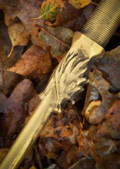 LARP Goldener Melonen-Hammer Huoyan, Polsterwaffe, 45 cm