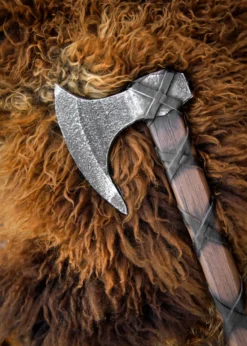 LARP Wikinger Axt Torvald, Polsterwaffe, 62 cm