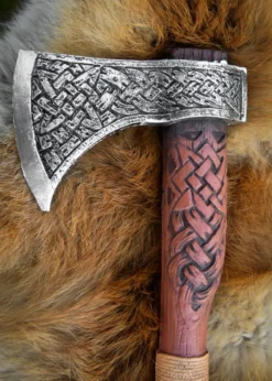 LARP Wikinger Axt Ulfric, Polsterwaffe, 35 cm