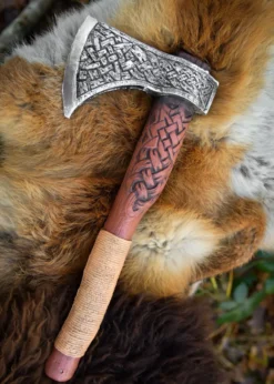LARP Wikinger Axt Ulfric, Polsterwaffe, 35 cm