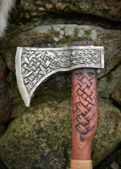 LARP Wikinger Axt Ulfric, Polsterwaffe, 35 cm