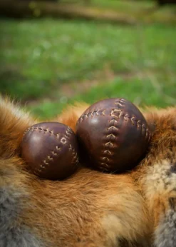 Leder Ball, braun, verschiedene Größen