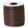 Lederband aus Ziegenleder, Rundriemen 1,5 mm, braun, 100 m Rolle