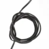 Lederband, Vierkantriemen schwarz, 100 cm