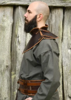 Leder Kragen Arnulf, braun