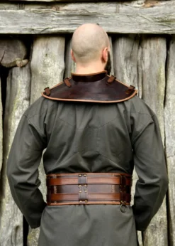 Leder Kragen Arnulf, braun