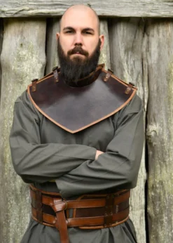 Leder Kragen Arnulf, braun