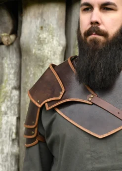 Leder Kragen Arnulf, braun