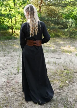 Leichtes Mittelalterkleid Milla, Wikingerkleid, schwarz