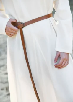 Leichtes Mittelalterkleid Milla, Wikingerkleid, natur
