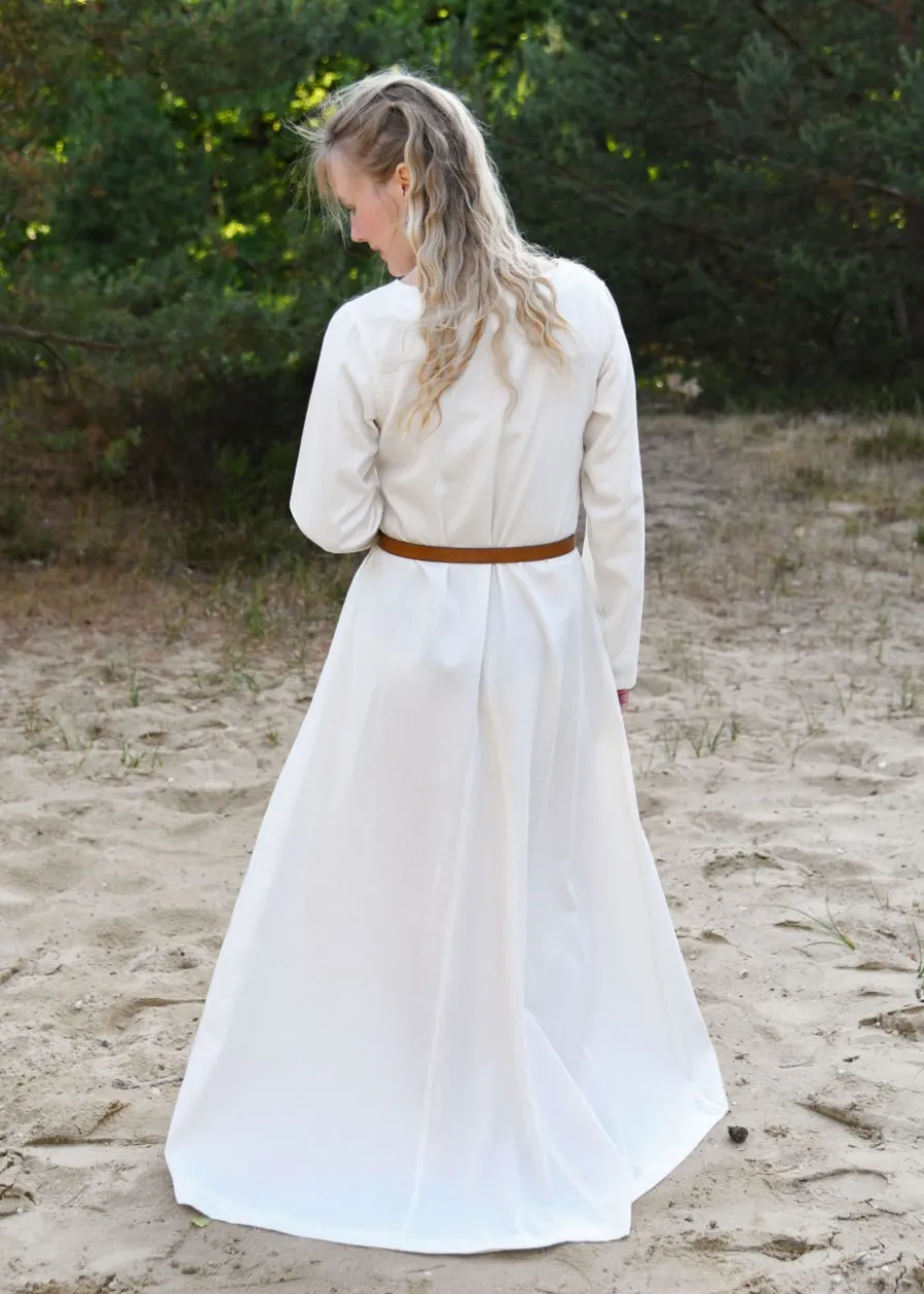 Leichtes Mittelalterkleid Milla, Wikingerkleid, natur