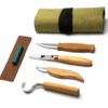 Löffel + Kuksa Profi-Set zum Schnitzen (4 Werkzeuge + Zubehör), BeaverCraft