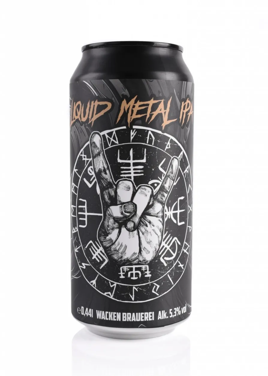 Liquid Metal IPA, 0,44l Dose - Wacken Brauerei