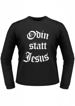 Longsleeve-Shirt Odin statt Jesus