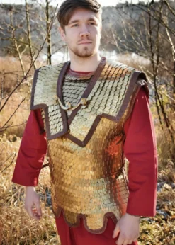 Lorica Squamata, Schuppenpanzer mit Schulterdopplung, Messing