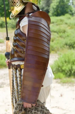 Manica- Gladiatoren Armschutz aus Leder