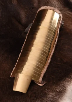 Manica, römischer Armschutz, Messing