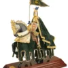 Miniatur Ritter König Arthur auf Pferd, Marto