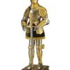 Miniatur-Rüstung mit Gravur, vergoldet, Marto