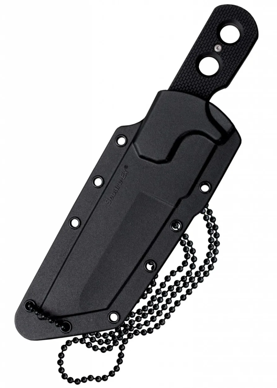 Mini Tac Tanto, Halsmesser mit glatter Klinge