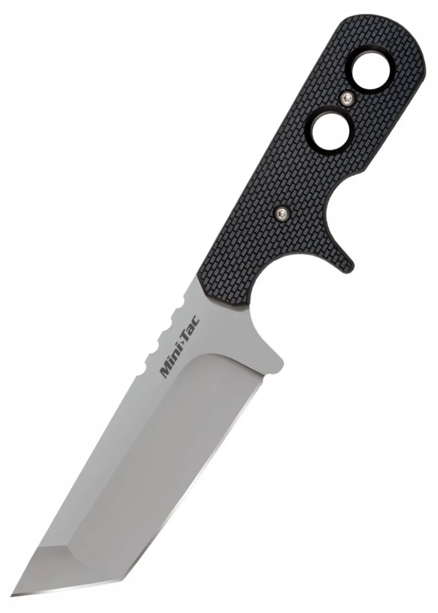 Mini Tac Tanto, Halsmesser mit glatter Klinge