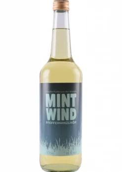 Mintwind, Pfefferminzlikör, 18% vol. Alk., 0,7l Flasche - Holsteiner Geister