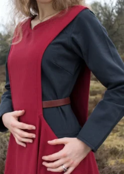 Mittelalter-Überkleid, Surcot Andra, rot