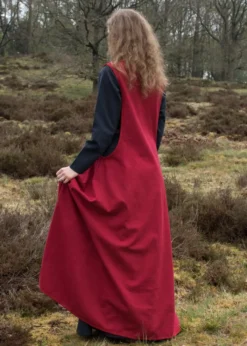Mittelalter-Überkleid, Surcot Andra, rot