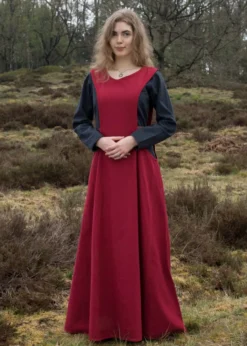Mittelalter-Überkleid, Surcot Andra, rot