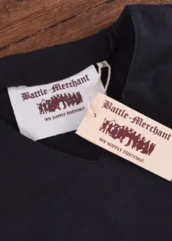 Mittelalter Bluse Aila mit Schnürung, schwarz