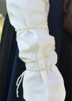 Mittelalter Bluse Aila mit Schnürung, natur