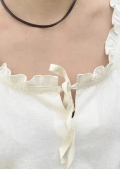 Mittelalter Bluse Birga mit 3/4 Arm, natur
