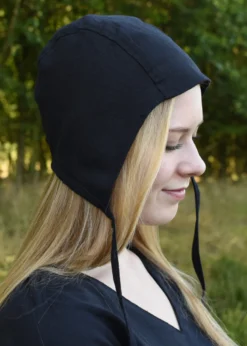 Mittelalter Bundhaube mit Bändern, verschiedene Farben